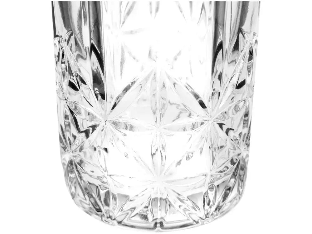 350ml Glass Cups Set 6 Pieces Haus