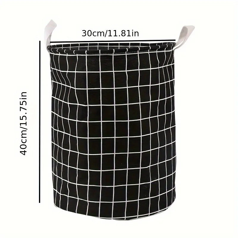 Cesto Organizador Dobrável Impermeável para Roupas Sujas, Brinquedos e Lavanderia.