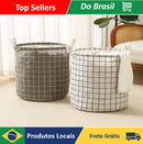 Cesto Dobrável pra Roupa Suja