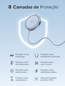 Carregador Sem Fio UGREEN MagFlow Qi2 25W