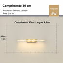 Luminária de Espelho pra Banheiro LED