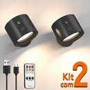 Arandela de Parede LED Dupla com Controle