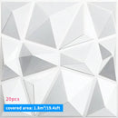 Painel de Parede 3D Autoadesivo (Kit 20 Peças)