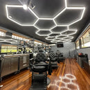 Luminária LED Hexagonal pra Garagem e Ambientes