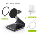 Carregador Magnético 3 em 1 pra Samsung