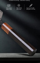 Faca Kiritsuke Japonesa Aço Damasco
