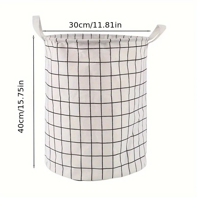 Cesto Organizador Dobrável Impermeável para Roupas Sujas, Brinquedos e Lavanderia.