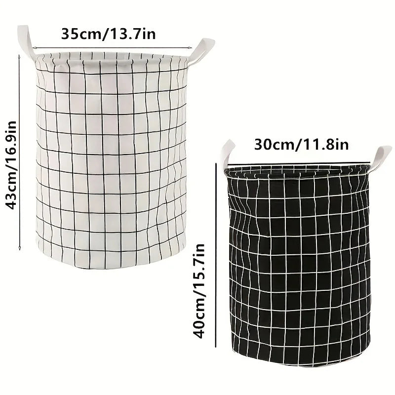 Cesto Organizador Dobrável Impermeável para Roupas Sujas, Brinquedos e Lavanderia.