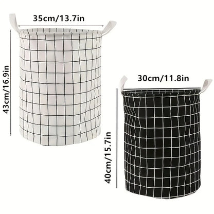 Cesto Organizador Dobrável Impermeável para Roupas Sujas, Brinquedos e Lavanderia.