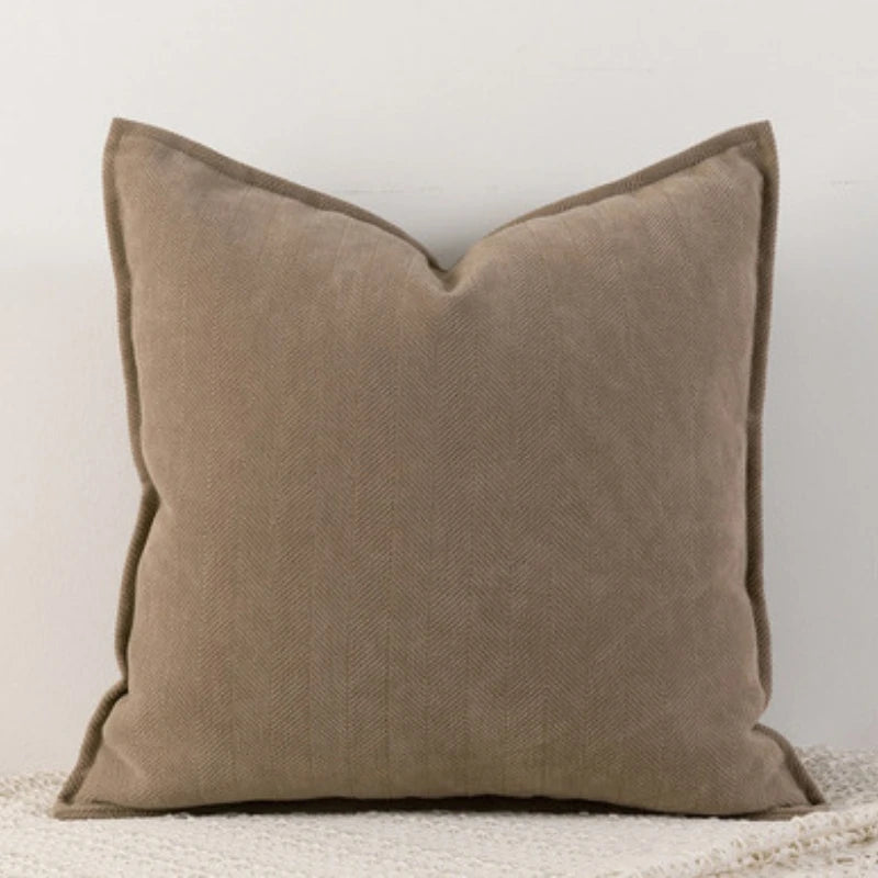 Stylish Nordic Throw Pillow Covers Thickened Chenille Fabric, 45x45 50x50 60x60 65x65cm, Perfect For Modern Living Spaces