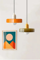 Lustre Bauhaus em Vidro Nórdico