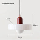 Lustre Bauhaus em Vidro Nórdico