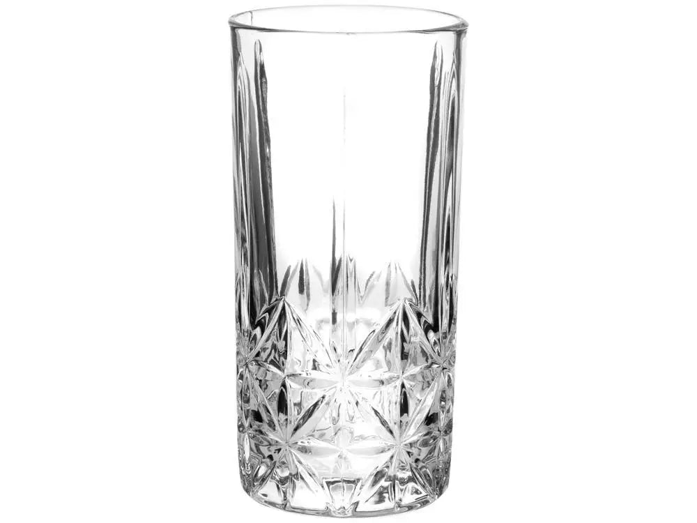 350ml Glass Cups Set 6 Pieces Haus