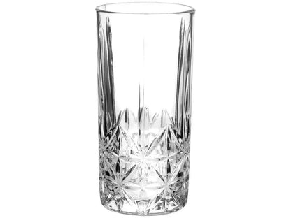 350ml Glass Cups Set 6 Pieces Haus