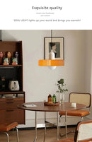 Lustre Bauhaus em Vidro Nórdico