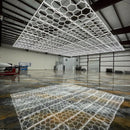 Luminária LED Hexagonal pra Garagem e Ambientes
