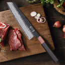 Faca Kiritsuke Japonesa Aço Damasco