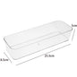 Transparent Plastic Storage Box Without Cover Unlimited Desk Drawer Organizers Makeup Transparent Storage Bins Various Size