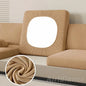 Super Soft Velvet Sofa Seat Cushion Cover For Living Room Thick Plush Sofa Covers Stretch L Shape Corner Armchair Sofa Slipcover