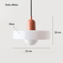 Lustre Bauhaus em Vidro Nórdico