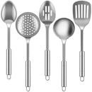 Kit de Utensílios de Cozinha Inox (5 Peças)