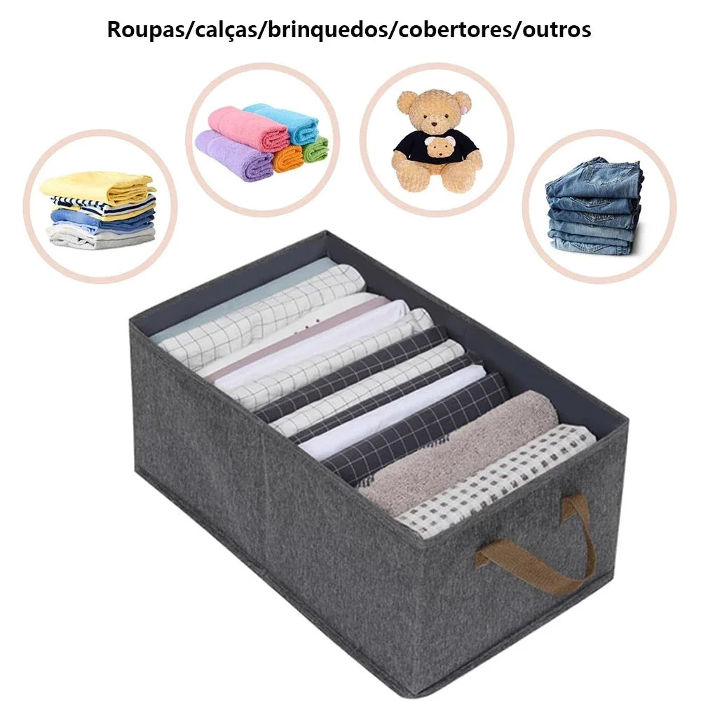 Multipurpose Organizer Box Organizer Clothes Reinforced Box for Storage Rigid Wardrobe