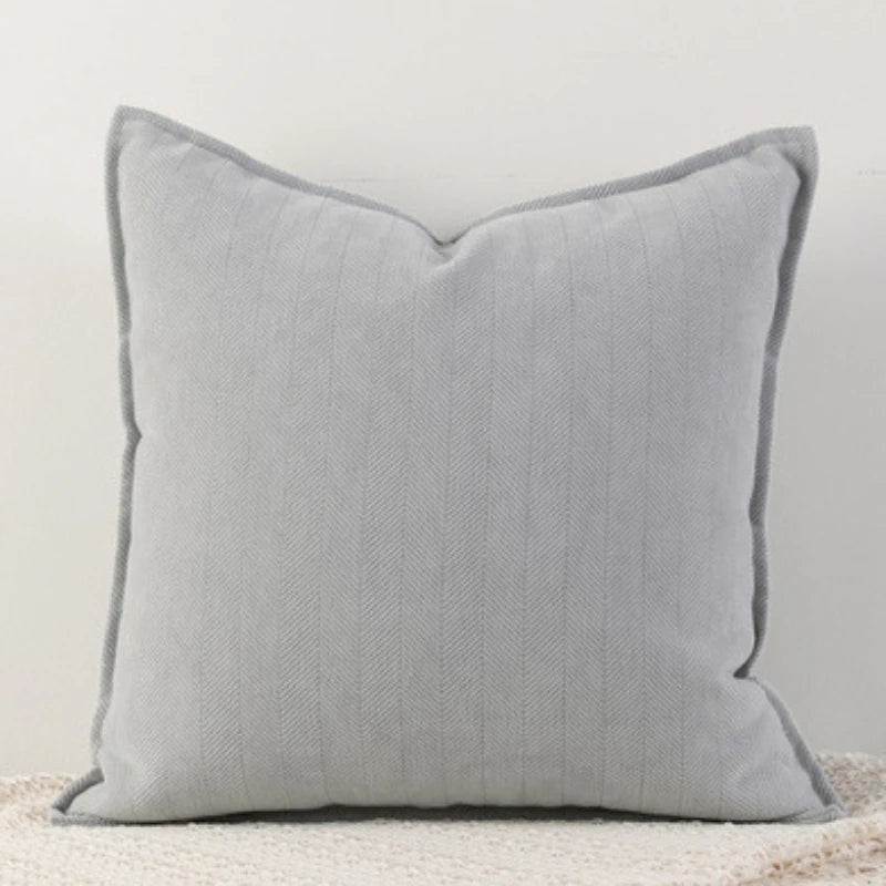 Stylish Nordic Throw Pillow Covers Thickened Chenille Fabric, 45x45 50x50 60x60 65x65cm, Perfect For Modern Living Spaces