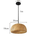 Pendente em Bambu Trançado Artesanal