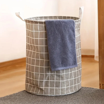 Cesto Organizador Dobrável Impermeável para Roupas Sujas, Brinquedos e Lavanderia.