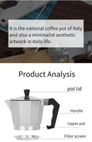 Cafeteira Italiana Moka Octogonal
