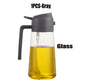2in1 Glass Oil Spray Kitchen Oils Sprayer Spray Oil Sprayer BBQ Kitchen Baking for BBQ Air Fryer Salad Steak Kitchen Supplies