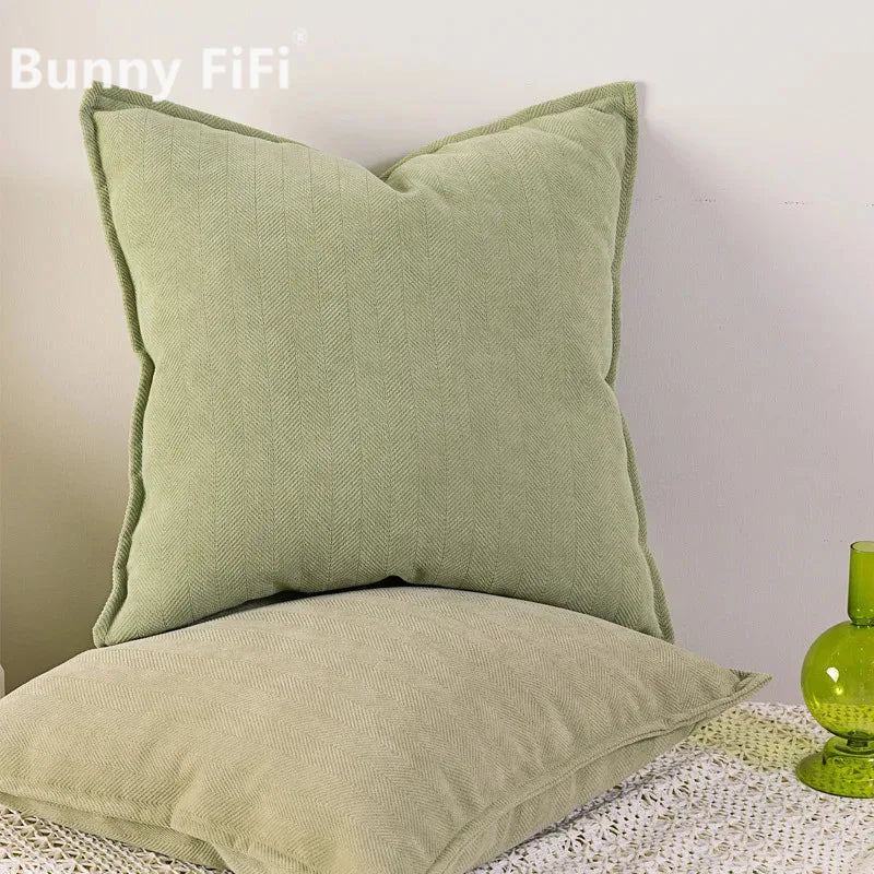 Stylish Nordic Throw Pillow Covers Thickened Chenille Fabric, 45x45 50x50 60x60 65x65cm, Perfect For Modern Living Spaces