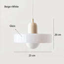 Lustre Bauhaus em Vidro Nórdico