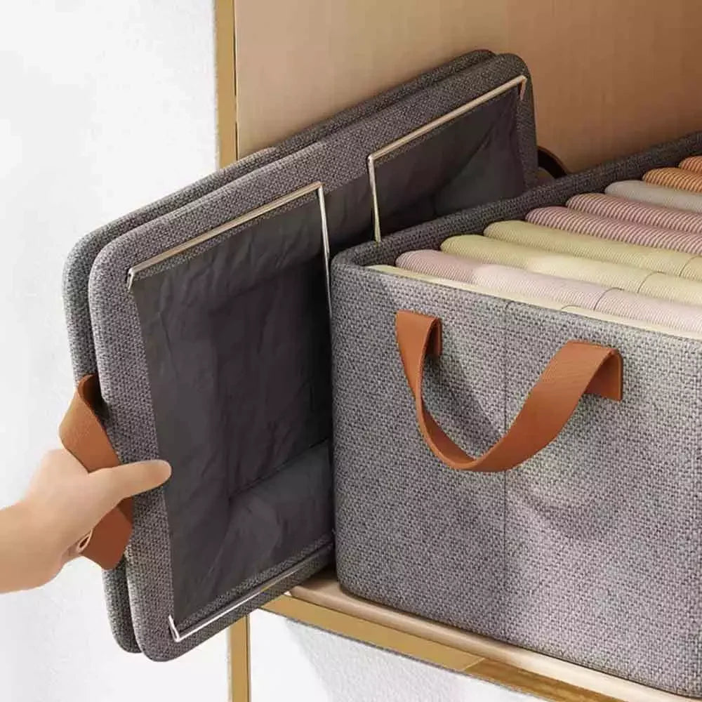 Multipurpose Organizer Box Organizer Clothes Reinforced Box for Storage Rigid Wardrobe