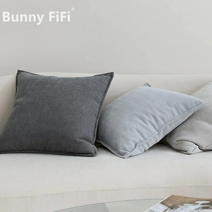 Stylish Nordic Throw Pillow Covers Thickened Chenille Fabric, 45x45 50x50 60x60 65x65cm, Perfect For Modern Living Spaces