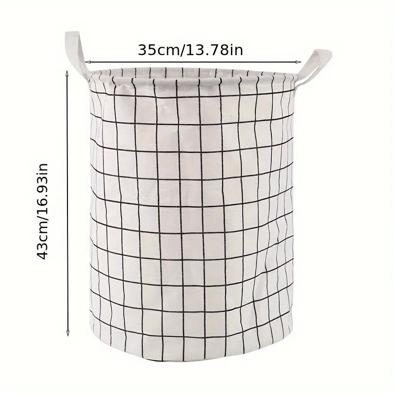 Cesto Organizador Dobrável Impermeável para Roupas Sujas, Brinquedos e Lavanderia.
