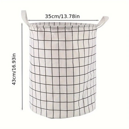 Cesto Organizador Dobrável Impermeável para Roupas Sujas, Brinquedos e Lavanderia.