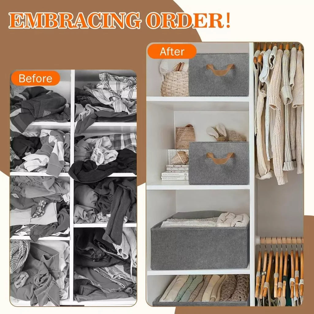 Multipurpose Organizer Box Organizer Clothes Reinforced Box for Storage Rigid Wardrobe
