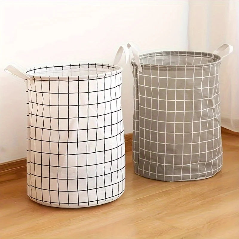 Cesto Organizador Dobrável Impermeável para Roupas Sujas, Brinquedos e Lavanderia.