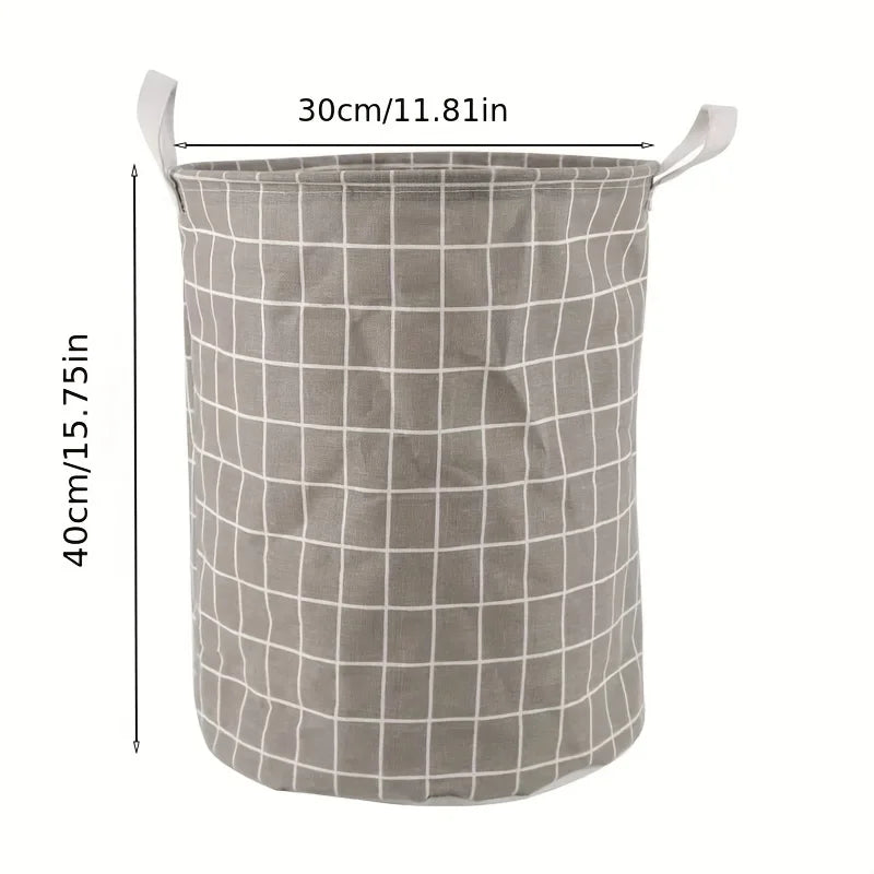 Cesto Organizador Dobrável Impermeável para Roupas Sujas, Brinquedos e Lavanderia.