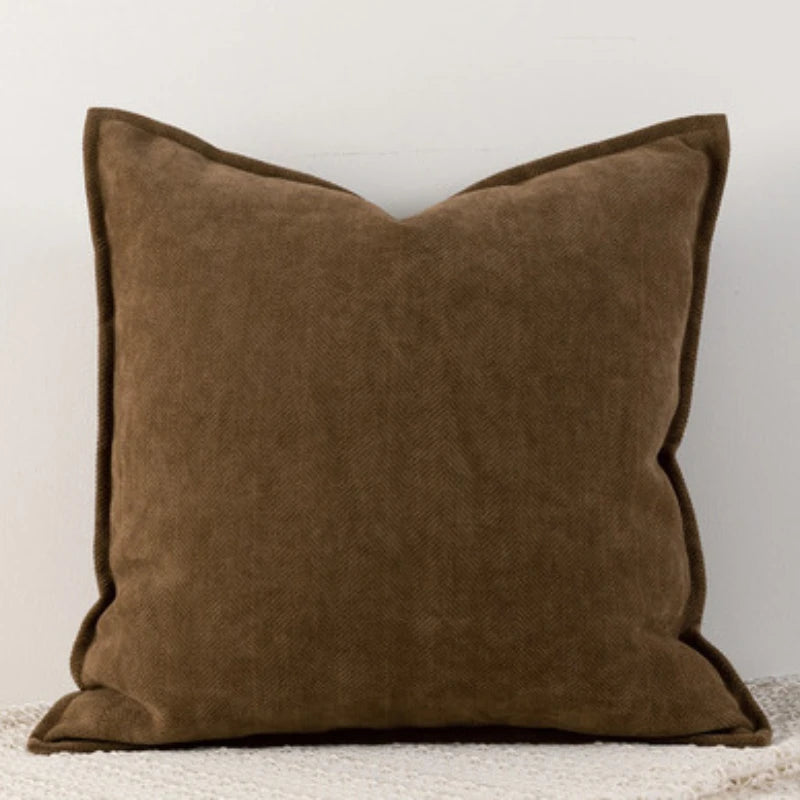 Stylish Nordic Throw Pillow Covers Thickened Chenille Fabric, 45x45 50x50 60x60 65x65cm, Perfect For Modern Living Spaces