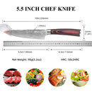 Faca de Chef Sunnecko Aço Carbono