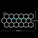 Luminária LED Hexagonal pra Garagem e Ambientes