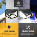 Luminária Solar com Sensor de Movimento pro Jardim