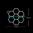 Luminária LED Hexagonal pra Garagem e Ambientes