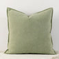 Cozy Solid Chenille Throw Pillow Covers - Nordic Design, 45x45/50x50/60x60/65x65cm, Ideal for Living Room & Bedroom Decor
