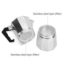 Cafeteira Italiana Moka Octogonal