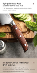 Jogo de Facas em Aço Inox XINZUO