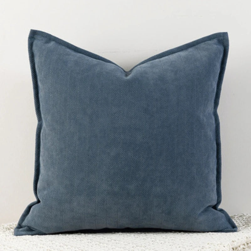 Stylish Nordic Throw Pillow Covers Thickened Chenille Fabric, 45x45 50x50 60x60 65x65cm, Perfect For Modern Living Spaces