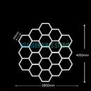 Luminária LED Hexagonal pra Garagem e Ambientes